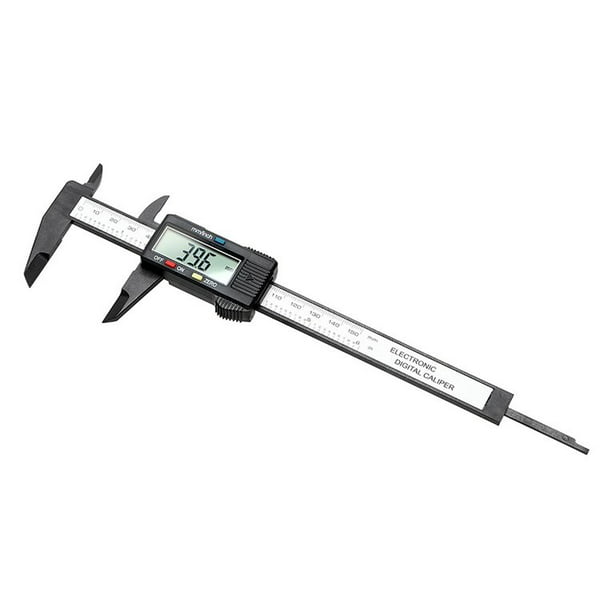 150mm LCD Digital Electronic Carbon Fiber Vernier Caliper Gauge Micrometer Scale 